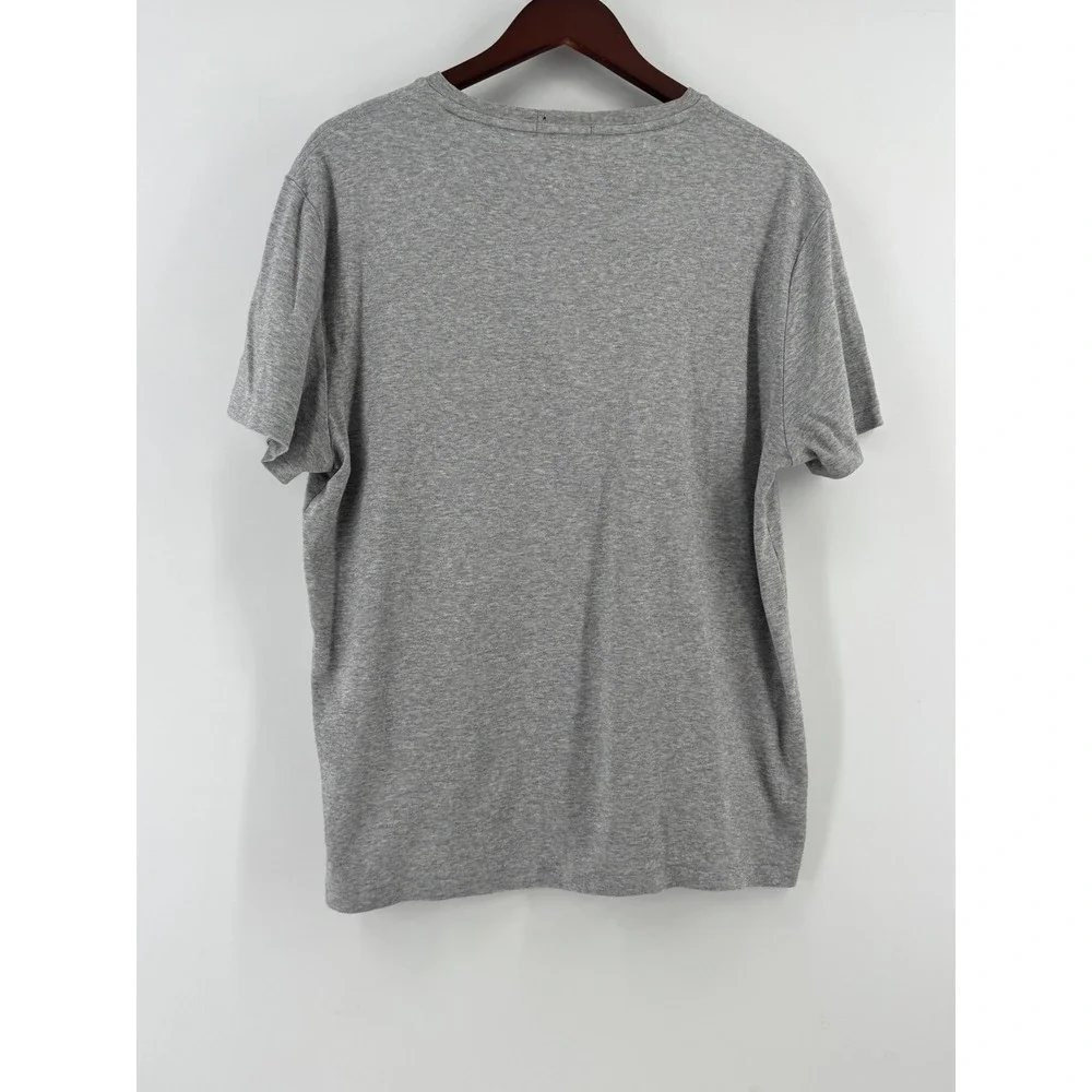 Polo Ralph Lauren Mens XL Custom Slim Fit T-Shirt Heather Gray Short Sleeve Pony